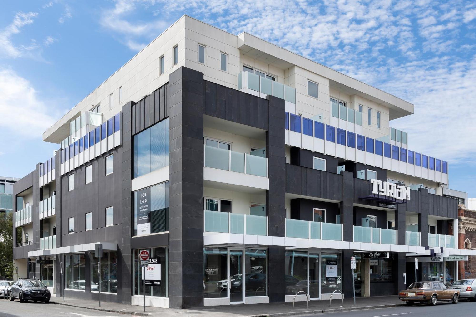 Tyrian Serviced Apartments Fitzroy Мельбурн Экстерьер фото