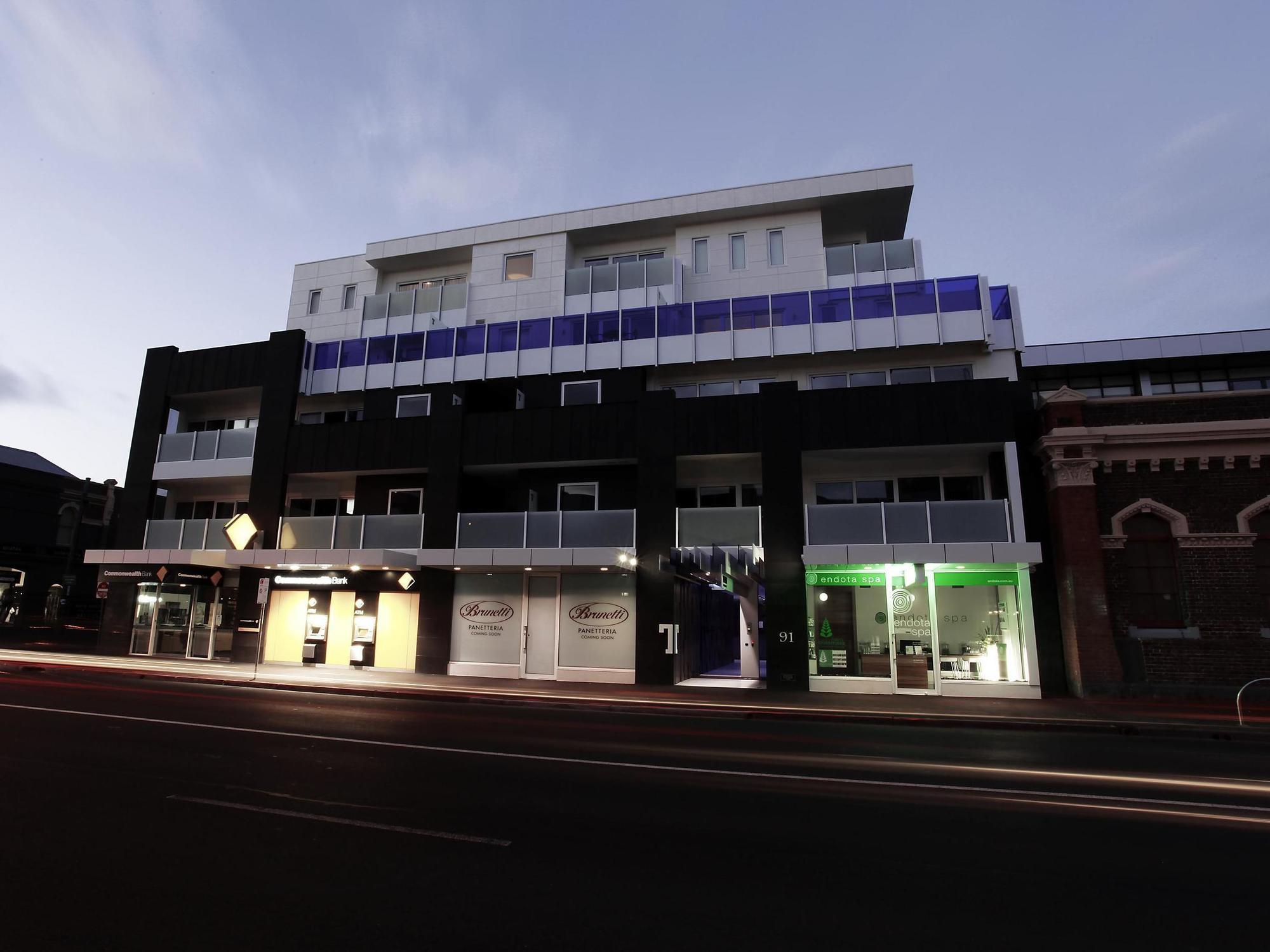 Tyrian Serviced Apartments Fitzroy Мельбурн Экстерьер фото
